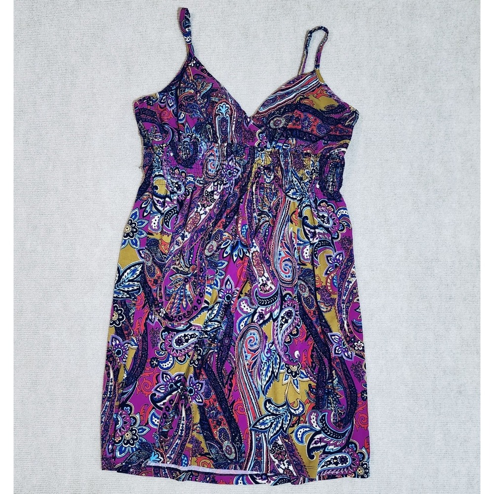 Emma & Michelle Colorful Maxi Size XL Beautiful Vacation Beach Summer Dress